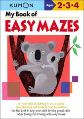 My Book Of Easy Mazes: Ages 2-3-4 illustrated edition hind ja info | Väikelaste raamatud | kaup24.ee