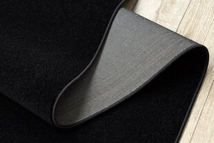 Rugsx ковровая дорожка Karmel, чёрная, 140 см цена и информация | Ковры | kaup24.ee