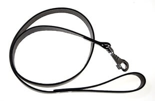 Amibelle поводок кожаный черный, ширина 2 см, длина 120 см цена и информация | Поводки для собак | kaup24.ee