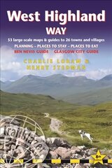 West Highland Way (Trailblazer British Walking Guides): 53 large-scale maps & guides to 26 towns and villages; Planning, Places to Stay, Places to Eat; Ben Nevis Guide. Glasgow City Guide 8th New edition hind ja info | Reisiraamatud, reisijuhid | kaup24.ee