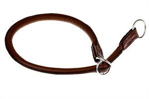 Amibelle кожаный ошейник, коричневый 52 см цена и информация | Ошейники, подтяжки для собак | kaup24.ee