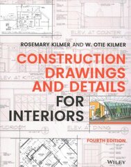 Construction Drawings and Details for Interiors, Fourth Edition 4th Edition hind ja info | Arhitektuuriraamatud | kaup24.ee