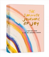 3-Minute Journal of Joy: A Three-Year Record of Each Day's Memorable Moments hind ja info | Tervislik eluviis ja toitumine | kaup24.ee