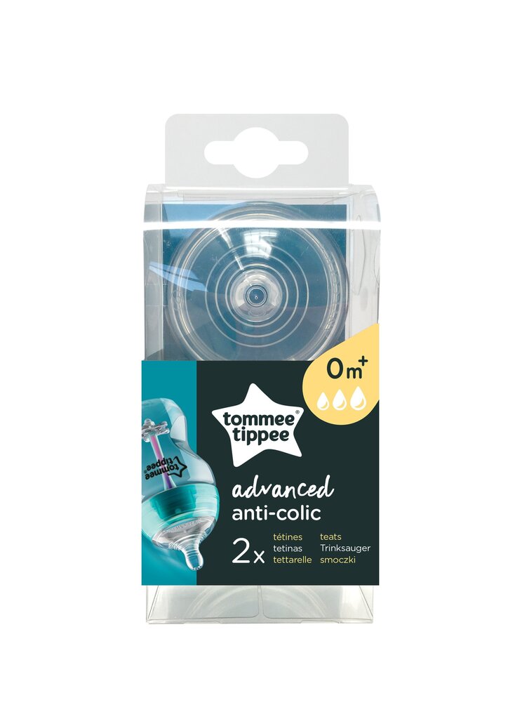 TOMMEE TIPPEE pudelilutid variflow Anti-Colic 2tk 42122651 hind ja info | Lutipudelid ja aksessuaarid | kaup24.ee