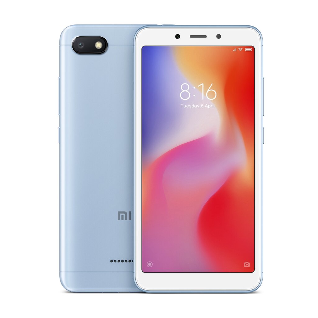 Mobiiltelefon Xiaomi Redmi 6A, 32 GB, Sinine цена и информация | Telefonid | kaup24.ee