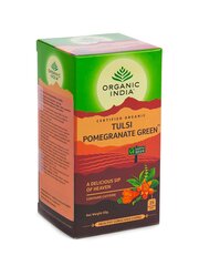 Tulsi Organic Pomergranate Green (25pcs) 50gr hind ja info | Tee | kaup24.ee