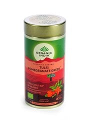 Tulsi Organic Pomergranate Green 100gr hind ja info | Tee | kaup24.ee