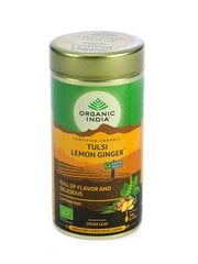 Tulsi Organic Lemon Ginger 100gr hind ja info | Tee | kaup24.ee