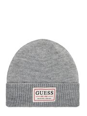 Шапка GUESS JEANS Front Logo Grey 563934089 цена и информация | Мужские шарфы, шапки, перчатки | kaup24.ee