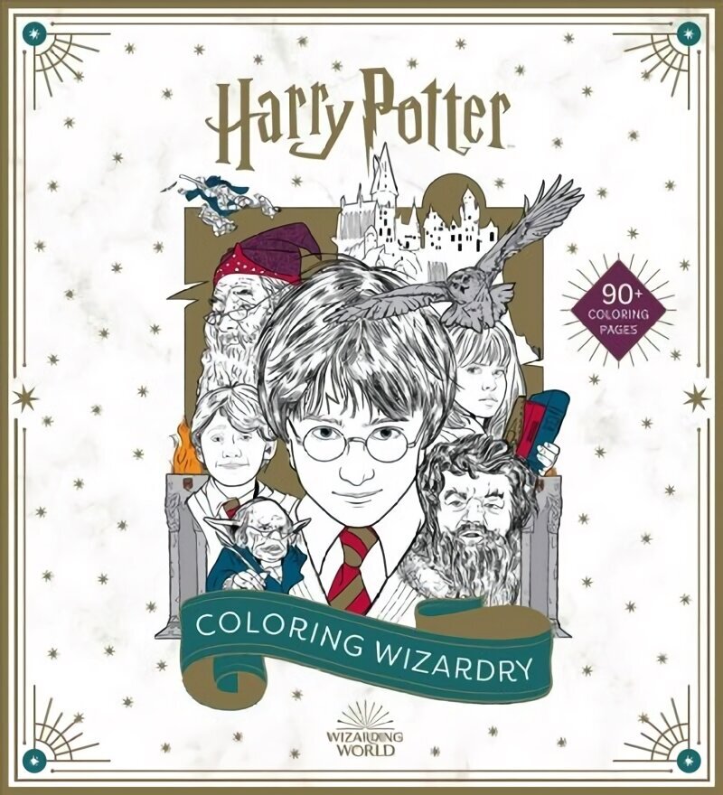 Harry Potter: Coloring Wizardry цена и информация | Värviraamatud | kaup24.ee