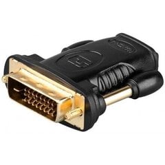Adapter HDMI female - DVI-D male hind ja info | USB jagajad, adapterid | kaup24.ee