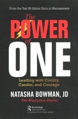 Power of One: Leading with Civility, Candor, and Courage цена и информация | Самоучители | kaup24.ee
