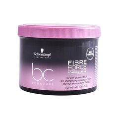 Крем для сильно поврежденных волос Schwarzkopf Professional BC Bonacure Fibre Force Bonding, 500 мл цена и информация | Маски, масла, сыворотки | kaup24.ee