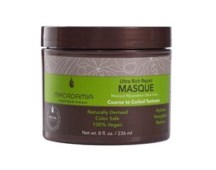 Intensiivselt toitev juuksemask Macadamia Professional Ultra Rich Moisture 236 ml цена и информация | Маски, масла, сыворотки | kaup24.ee