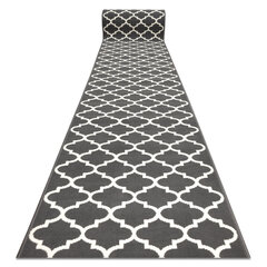 Rugsx ковровая дорожка Bcf Morad Trelis, чёрная / белая, 120 см цена и информация | Ковры | kaup24.ee