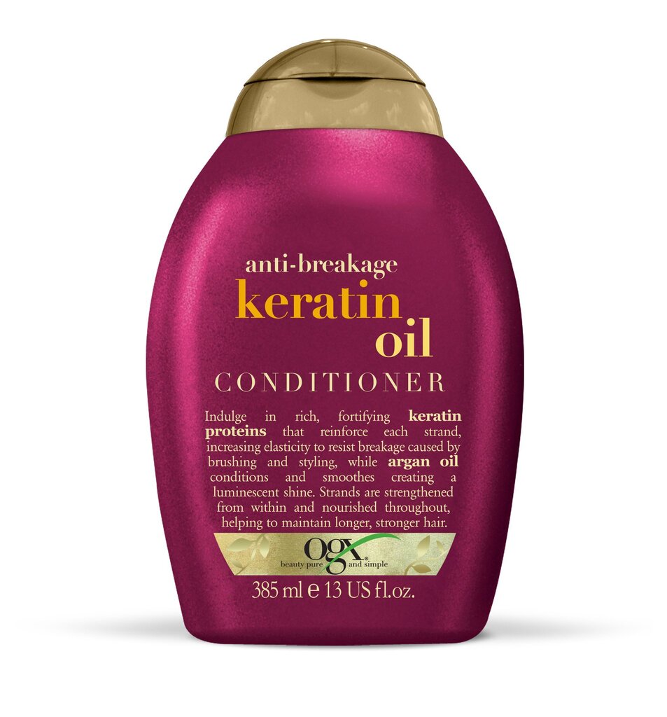 Keratiiniga juuksepalsam Organix Keratin 385 ml hind ja info | Juuksepalsamid | kaup24.ee