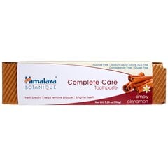 Паста зубная Himalaya Botanique Complete Care Simply Cinnamon, со вкусом корицы, 150 г цена и информация | Для ухода за зубами | kaup24.ee