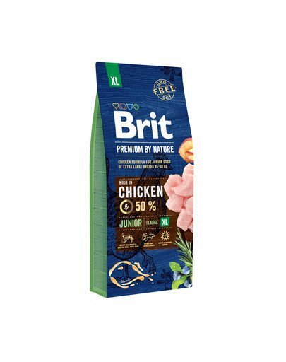 Brit Premium by Nature Junior XL koeratoit 15 kg hind ja info | Kuivtoit koertele | kaup24.ee