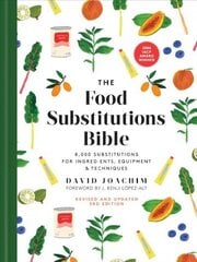 Food Substitutions Bible: 8,000 Substitutions for Ingredients, Equipment & Techniques 3rd edition hind ja info | Retseptiraamatud | kaup24.ee