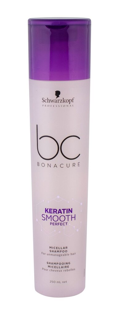 Schwarzkopf BC Bonacure Keratin Smooth Perfect šampoon naistele 250 ml цена и информация | Šampoonid | kaup24.ee