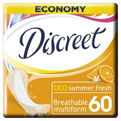 Прокладки DISCREET Summer Fr.60 шт цена и информация | Тампоны, гигиенические прокладки для критических дней, ежедневные прокладки | kaup24.ee