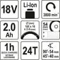 Akuketassaag Yato YT-82810 18V цена и информация | Elektrilised saed, mootorsaed ja tarvikud | kaup24.ee