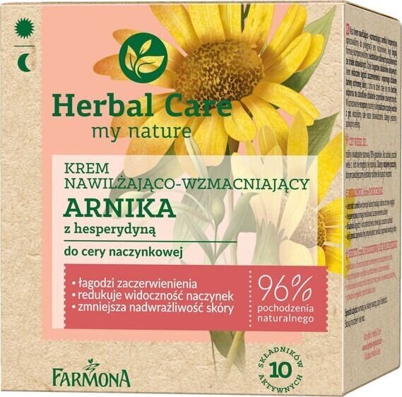 Niisutav näokreem Farmona Herbal Care Arnica Moisturising Face Cream, 50ml hind ja info | Näokreemid | kaup24.ee