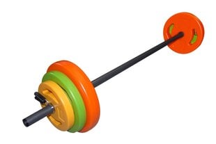 Комплект весовых дисков Tunturi Aerobic Pump Set 20 кг цена и информация | Гантели, штанги, гири | kaup24.ee