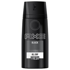 Дезодорант Axe Black 150 мл цена и информация | Дезодоранты | kaup24.ee