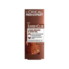 Масло для бороды и кожи лица L'Oreal Paris Men Expert Barber Club, 30 мл цена и информация | Средства для бритья | kaup24.ee