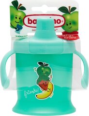 Lekkimiskindel tass Bambino Sip-not-drip 6+ kuud 200 ml, sinine hind ja info | Lutipudelid ja aksessuaarid | kaup24.ee