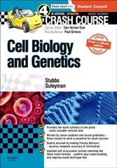 Crash Course Cell Biology and Genetics Updated Print plus eBook edition 4th edition hind ja info | Majandusalased raamatud | kaup24.ee