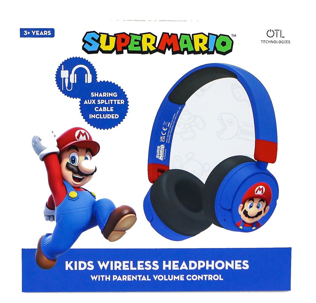 OTL Super Mario Blue hind ja info | Kõrvaklapid | kaup24.ee