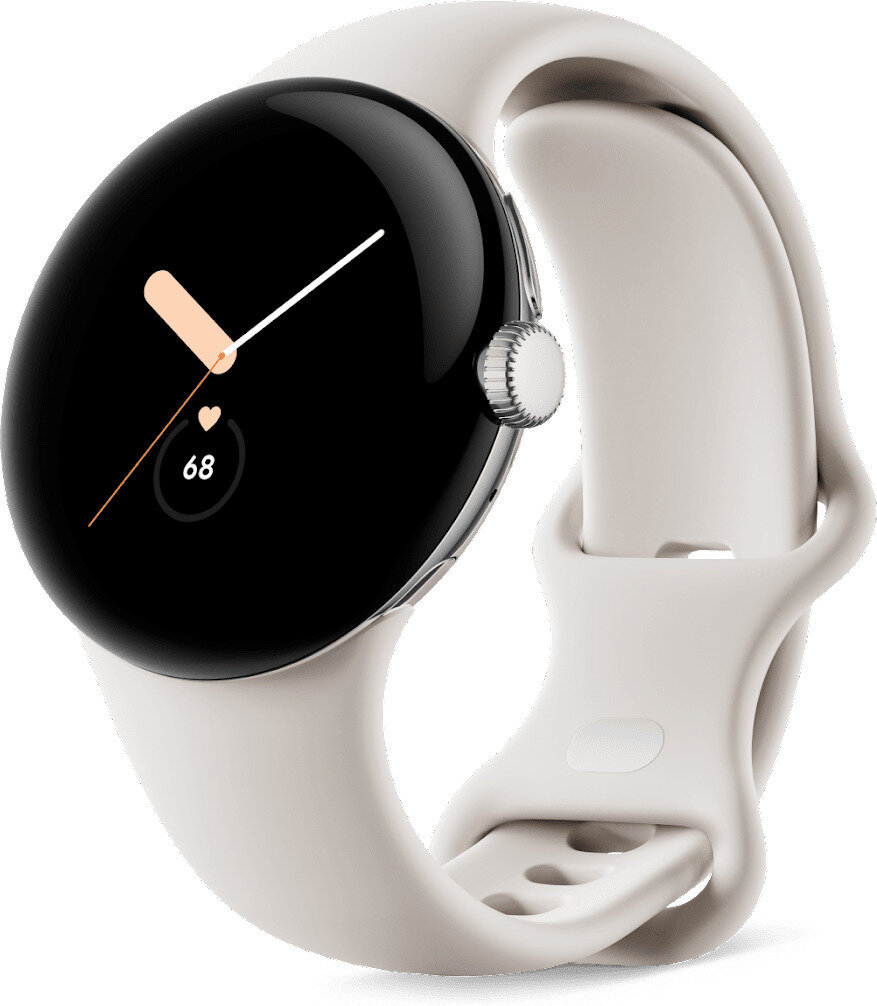 Google Pixel Watch Polished Silver/Chalk hind ja info | Nutikellad (smartwatch) | kaup24.ee