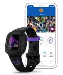 Garmin aktiivsusmonitor lastele Vivofit Jr.3 Black Panther Special Edition hind ja info | Nutikellad (smartwatch) | kaup24.ee