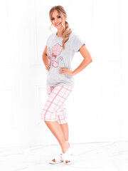 Пижама ULR161, серая цена и информация | Женские пижамы, ночнушки | kaup24.ee