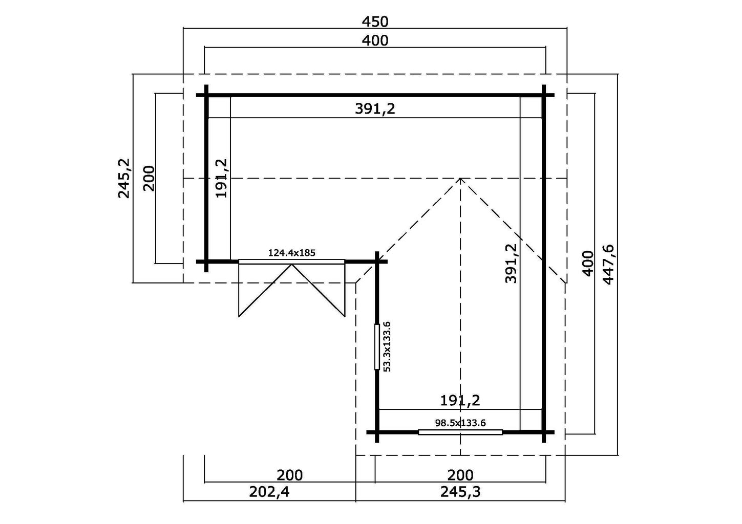 Aiamaja Portmouth 11,3 m² hind ja info | Kuurid ja aiamajad | kaup24.ee