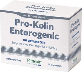 Proteksiini pro-koliini enterogeenne, seedetraktorite toidulisand, koerad ja kassid, 30 pakki hind ja info | Toidulisandid ja parasiitide vastased tooted | kaup24.ee