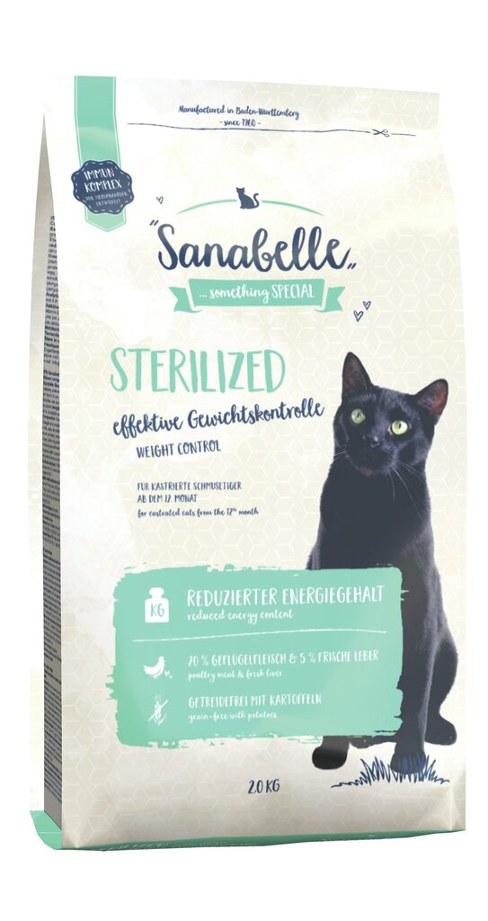 Sanabelle steriliseeritud kassidele Sterilized, 2 kg hind ja info | Kuivtoit kassidele | kaup24.ee