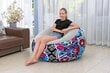Täispuhutav tool Bestway Inflate-A-Chair Floral Street Art, 112 x 112 x 66 cm hind ja info | Täispuhutavad madratsid ja mööbel | kaup24.ee