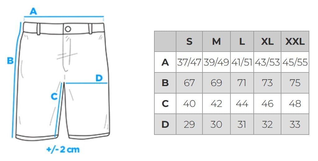 Dressipluusid - hall/must V3 P29 hind ja info | Meeste lühikesed püksid | kaup24.ee