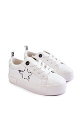 Laste spordijalatsid Lace-up Big Star KK374222 Valge 22185-18 hind ja info | Laste spordijalatsid | kaup24.ee