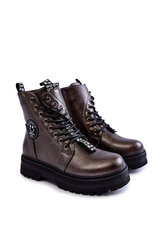 Laste soojad saapad Trappers Dark Grey Conley 22564-19 цена и информация | Ботинки детские | kaup24.ee