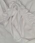 Veekindel trikotaažkangast lina Jersey kummiga, valge 60x120 cm hind ja info | Voodilinad | kaup24.ee