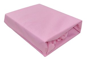 Водостойкая трикотаж Jersey простыня на резинке, розовая 60x120 см цена и информация | Простыни | kaup24.ee