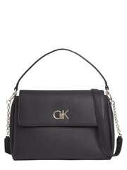 Calvin Klein Re-Lock Tote W/flap Black 545008788 hind ja info | Naiste käekotid | kaup24.ee