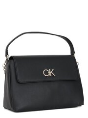 Calvin Klein Re-Lock Tote W/flap Black 545008788 цена и информация | Женские сумки | kaup24.ee