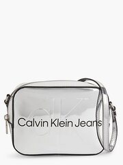 Женская сумочка CALVIN KLEIN Sculpted Camera Crossbody Silver 545008785 цена и информация | Женские сумки | kaup24.ee