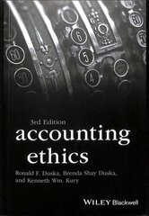 Accounting Ethics, Third Edition 3rd Edition hind ja info | Majandusalased raamatud | kaup24.ee