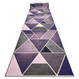 Ковровая дорожка, треугольная, фиолетовый цвет, 57 x 420 см